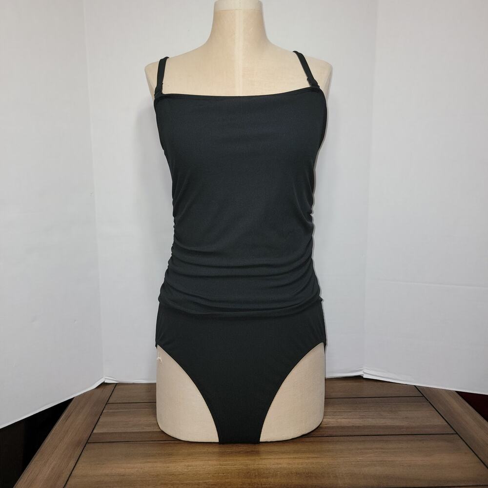 Serra 1 Pc Black Swimsuit - Size Large NWT